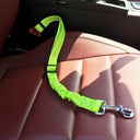 Dog Car Safety Belt with Reflective Nylon Material for Small to Large Dogs  ourlum.com Green 50-75cm 2.5cm 