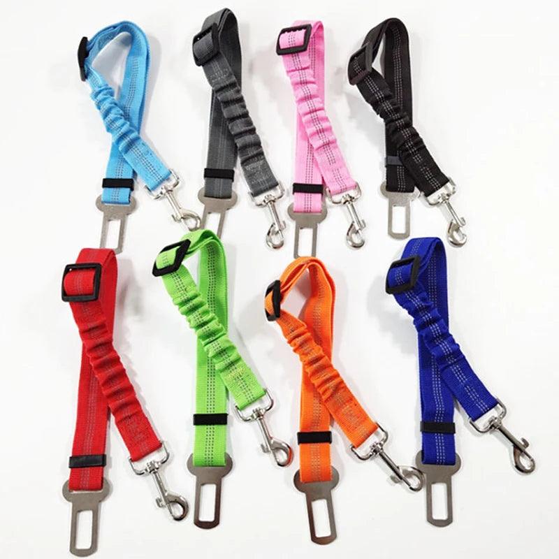 Enhanced Pet Safety Seat Belt for Cars with Reflective Nylon Strap  ourlum.com   