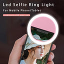 Adjustable LED Selfie Ring Light for iPhone Samsung Huawei