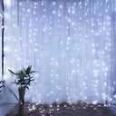 Enchanting USB LED Curtain Garland for Christmas, Holidays, and Weddings  ourlum.com white United State 3MX1M  100LED