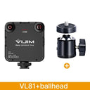 VIJIM VL81 LED Video Light Camera Light: Portable 850LM Fill Light for Photography and Videography  ourlum.com VL81 Ballhead Poland 