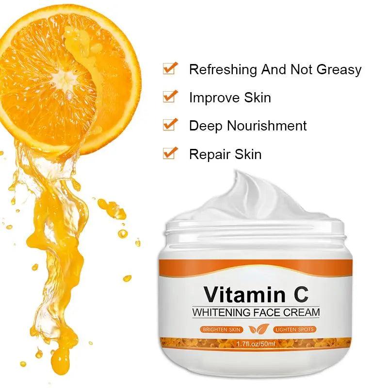 Vitamin C Dark Spot Correcting Cream: Skin Renewing & Age-Defying Moisturizer  ourlum.com 50G  
