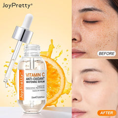 Anti-Wrinkle. Vitamin C Serum with Hyaluronic Acid: Skin Brightening & Protection