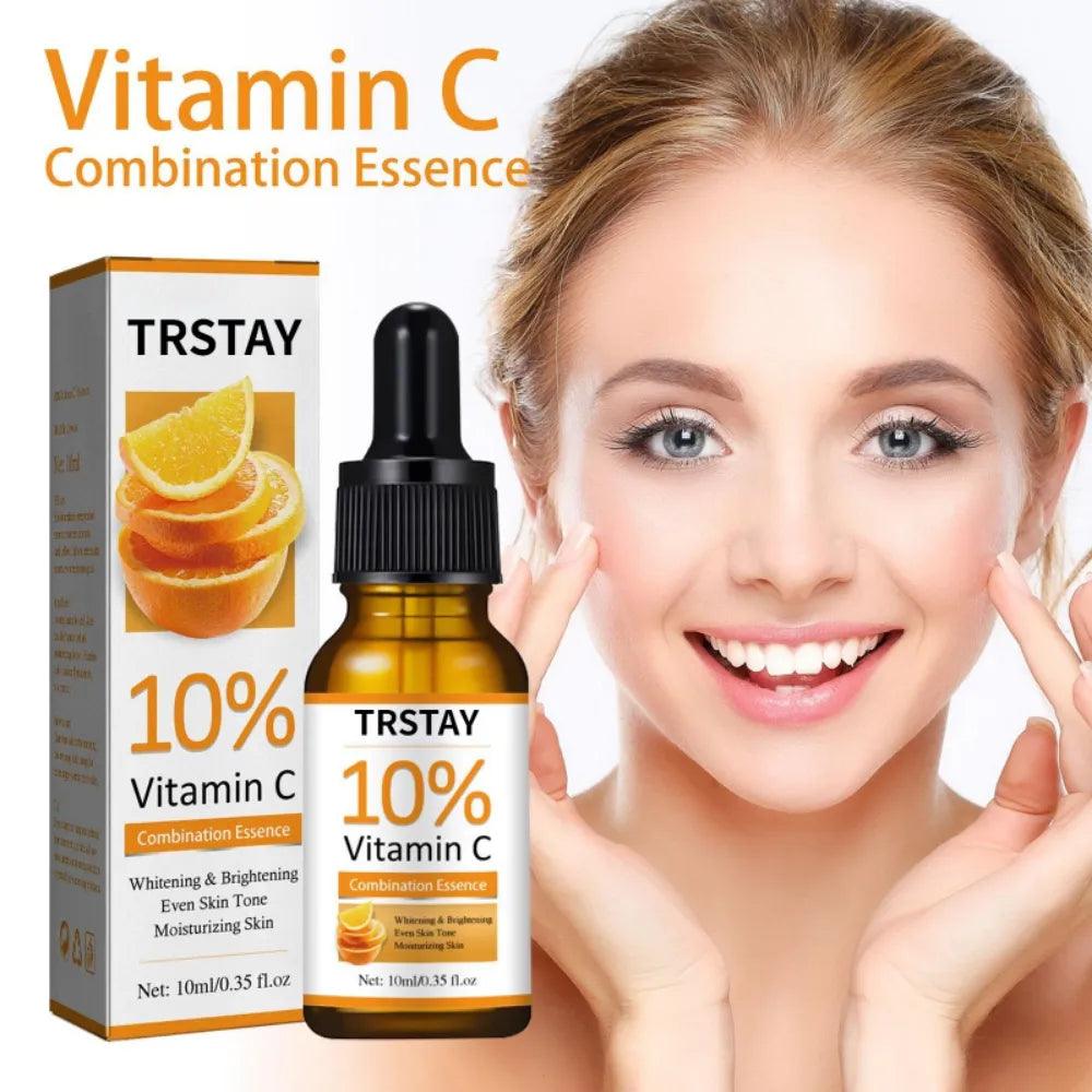 Brightening Vitamin C Hyaluronic Acid Serum for Glowing Skin and Dark Spot Removal  ourlum.com 30ml  