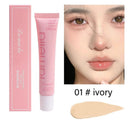 Complete Coverage Waterproof BB Cream Concealer - Matte Finish with Whitening Effect  ourlum.com Ivory  