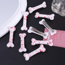 Lovely White Bone Hairpin Set Stylish Clips for Trendsetters