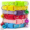 Bulk Pack of 100 Dog Collar With Bells Adjustable Necklace - Pet Shop Rabbit Neck Strap  ourlum.com FC44 100Pcs MixColor 