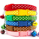 Bulk Pack of 100 Dog Collar With Bells Adjustable Necklace - Pet Shop Rabbit Neck Strap  ourlum.com FC08-C 100Pcs MixColor 