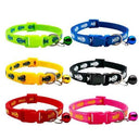 Bulk Pack of 100 Dog Collar With Bells Adjustable Necklace - Pet Shop Rabbit Neck Strap  ourlum.com FC10 100Pcs MixColor 