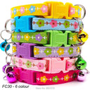 Bulk Pack of 100 Dog Collar With Bells Adjustable Necklace - Pet Shop Rabbit Neck Strap  ourlum.com   