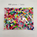 Pack 8mm Soft Pompoms Assortment for DIY Crafts and Decor  ourlum.com 600 piece  