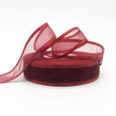 Red Broadside Organza Ribbon - 5 Yards Wholesale Red Lace Ribbon for Weddings, Parties, and Crafts  ourlum.com 21  