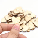 Rustic Wooden Wedding Table Ornaments with Mini Love Shapes  ourlum.com   