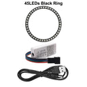 WS2812B Pixel Ring with SP110E Controller USB Kit - Customize Your Lighting Experience  ourlum.com 45LEDs Black Kit  