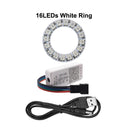 WS2812B Pixel Ring with SP110E Controller USB Kit - Customize Your Lighting Experience  ourlum.com 16LEDs White Kit  