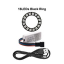 WS2812B Pixel Ring with SP110E Controller USB Kit - Customize Your Lighting Experience  ourlum.com 16LEDs Black Kit  