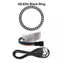 WS2812B Pixel Ring with SP110E Controller USB Kit - Customize Your Lighting Experience  ourlum.com 35LEDs Black Kit  