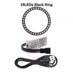 WS2812B Pixel Ring SP110E Controller Kit: Endless Color Possibilities