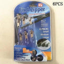 Universal Zipper Repair Kit - Easy Fix for All Zipper Sizes - Durable Metal Teeth Rescue for Sewing Clothes - 3 Sizes Available 12/6Pcs  ourlum.com Khaki boxpacked  