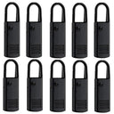 All-in-One Zipper Pull Replacement Kit for Travel Bags and Suitcases  ourlum.com 10PCS Black  