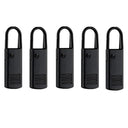 All-in-One Zipper Pull Replacement Kit for Travel Bags and Suitcases  ourlum.com 5PCS Black  