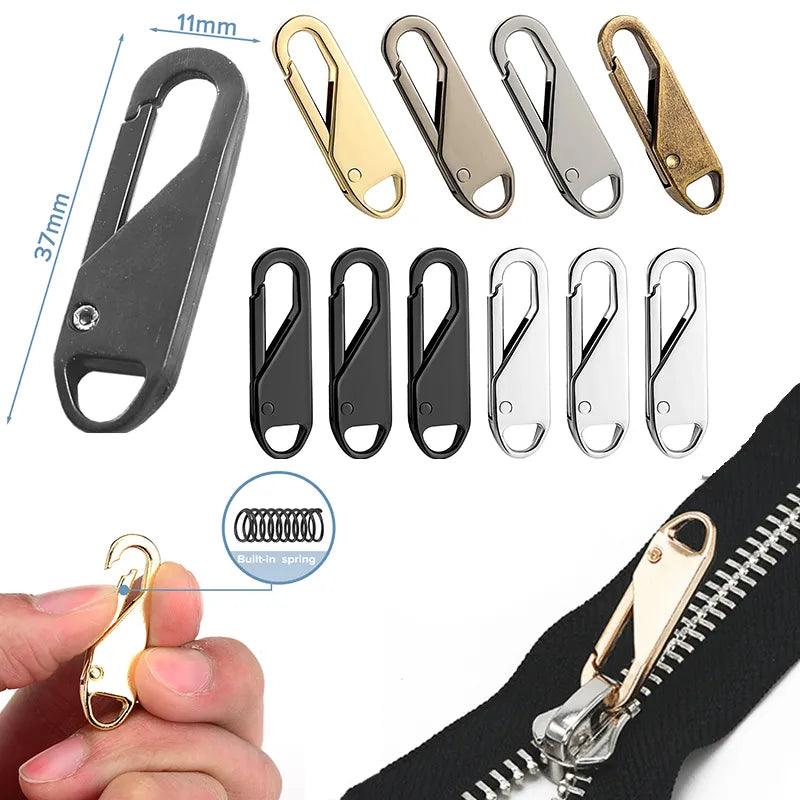 Universal Zipper Repair Kit Set with Detachable Pull Tabs - DIY Sewing Craft Solution  ourlum.com   