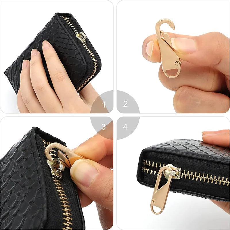 Universal Zipper Repair Kit Set with Detachable Pull Tabs - DIY Sewing Craft Solution  ourlum.com   